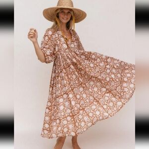 Daughters Of India Kyra Midi Dress